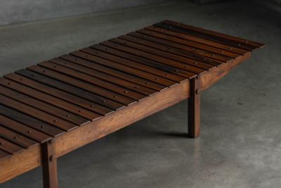 Sergio Rodrigues Slatted Mucki Bench by Sergio Rodrigues Brazil 1960s