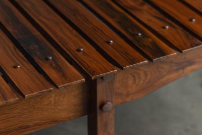 Sergio Rodrigues Slatted Mucki Bench by Sergio Rodrigues Brazil 1960s