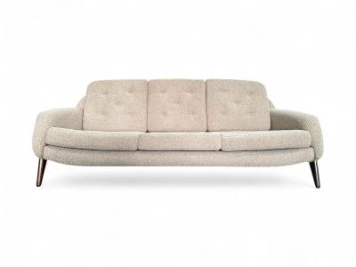 Sergio Rodrigues Sofa Stella in Rosewood Boucle Sergio Rodrigues 1966 Lot 725A