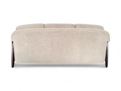 Sergio Rodrigues Sofa Stella in Rosewood Boucle Sergio Rodrigues 1966 Lot 725A