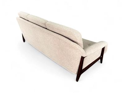 Sergio Rodrigues Sofa Stella in Rosewood Boucle Sergio Rodrigues 1966 Lot 725A