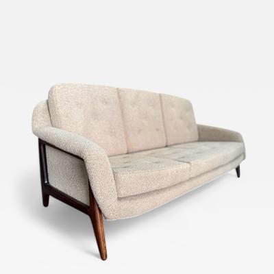 Sergio Rodrigues Sofa Stella in Rosewood Boucle Sergio Rodrigues 1966 Lot 725A