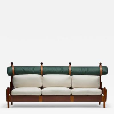 Sergio Rodrigues Tonico Three Seat Sofa by Sergio Rodrigues Brazil 1963