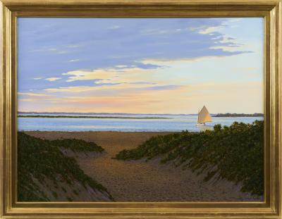 Sergio Roffo Sailing at Sunrise by Cotue Nantucket