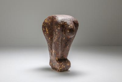 Series of Figural Sculptures in Tempex Plaster 1970s