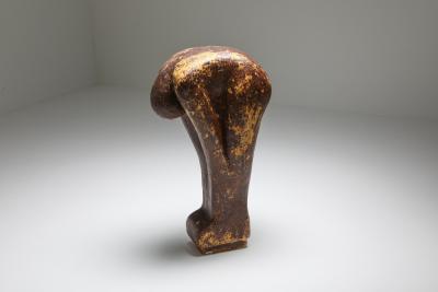 Series of Figural Sculptures in Tempex Plaster 1970s