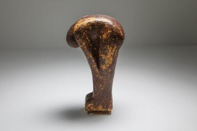 Series of Figural Sculptures in Tempex Plaster 1970s