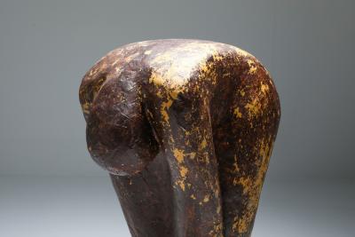 Series of Figural Sculptures in Tempex Plaster 1970s