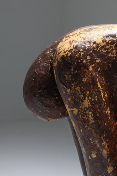 Series of Figural Sculptures in Tempex Plaster 1970s