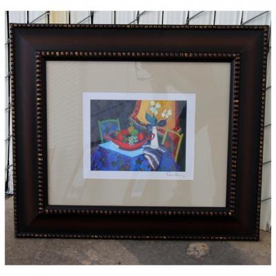 Seriograph by Itzchak Tarkay 2013 Too Cold at Home 