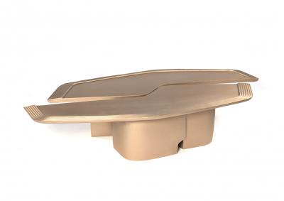 Serpentine coffee table