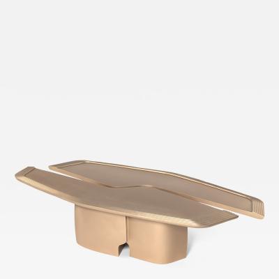 Serpentine coffee table