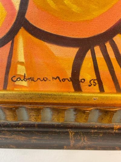 Servando Cabrera Moreno WILD COLORFUL MODERNIST ABSTRACT PAINTING AFTER SERVANDO CABRERA MORENO