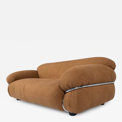 Sesann Sofa by Gianfranco Frattini for Cassina New Upholstery Italy 1970s