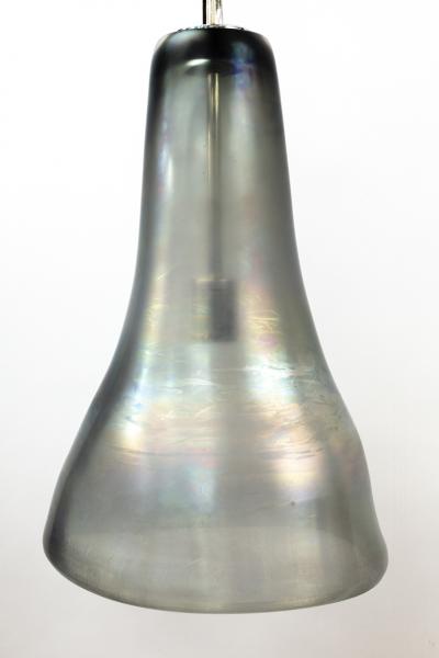 Set Of 3 Large Greige Iridescent Pendants Contemporary UL Certified