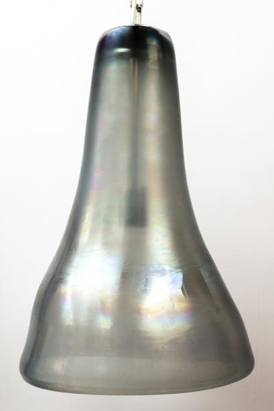 Set Of 3 Large Greige Iridescent Pendants Contemporary UL Certified