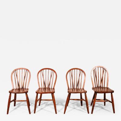 Set Of 4 19th Century Windsor Chairs