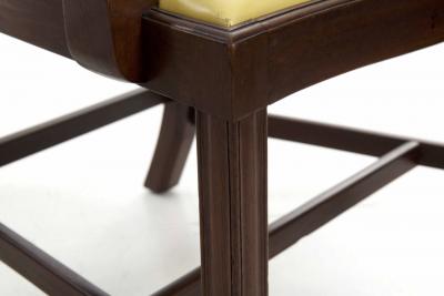 Set Of Eight Chippendale Style Mahogany Dining Chairs 20th Century