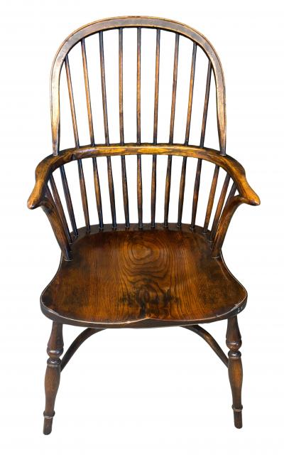 Set Of Eight Oak Windsor Armchairs