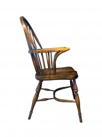 Set Of Eight Oak Windsor Armchairs