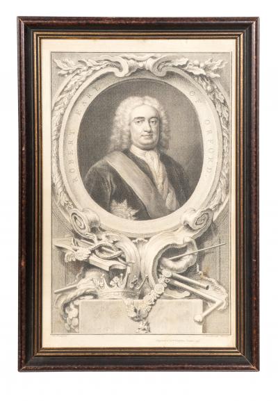 Set Of Eight Portrait Engravings After Kneller