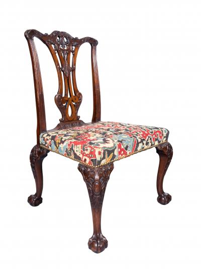 Set Of Four George II Mahogany Side Chairs