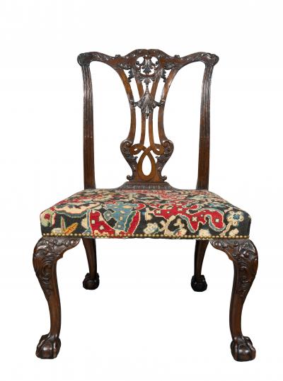 Set Of Four George II Mahogany Side Chairs