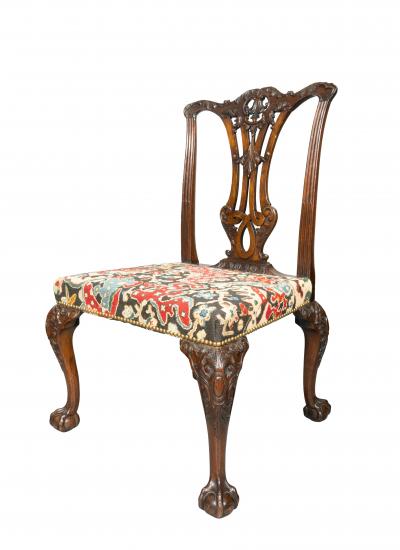 Set Of Four George II Mahogany Side Chairs