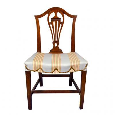 Set Of Four George III Mahogany Side Chairs