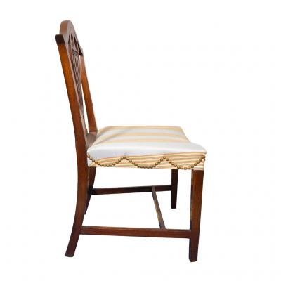 Set Of Four George III Mahogany Side Chairs