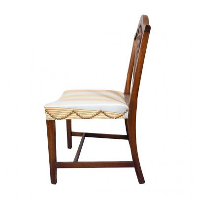 Set Of Four George III Mahogany Side Chairs