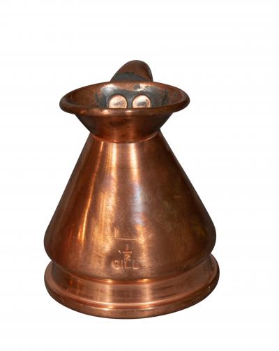 Set Of Seven Victorian Copper Haystack Measures