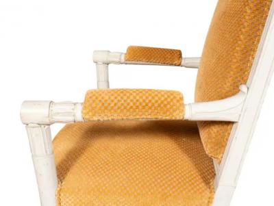 Set Of Six Consulate Style Painted Armchairs