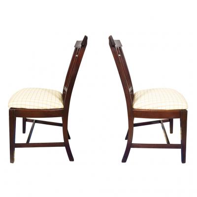 Set Of Twelve Regency Mahogany Dining Chairs
