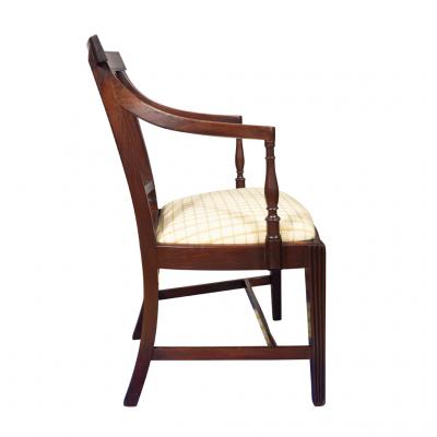 Set Of Twelve Regency Mahogany Dining Chairs