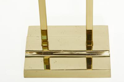 Set Solid Brass Fire Tool Stand