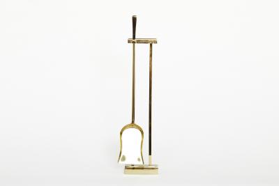 Set Solid Brass Fire Tool Stand