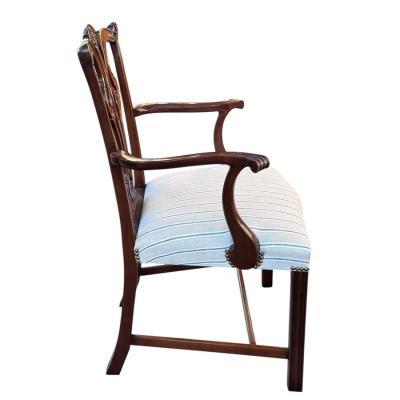 Set of 10 Burton Ching Chippendale Mahogany Dining Chair Set