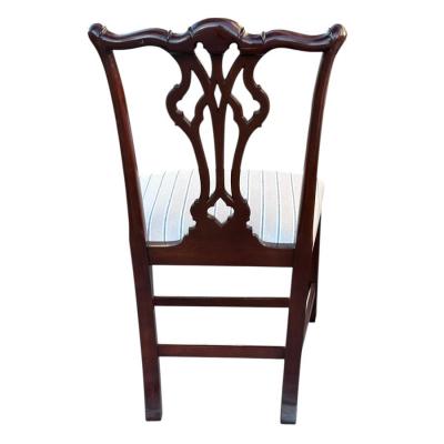 Set of 10 Burton Ching Chippendale Mahogany Dining Chair Set