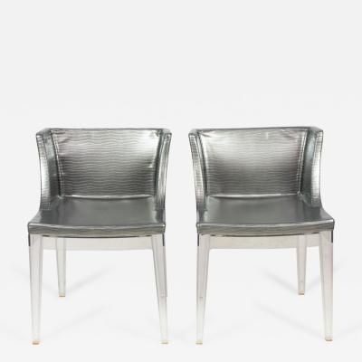 Set of 10 Contemporary Kartell Mademoiselle Dining Chairs