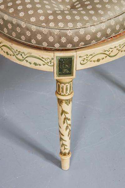 Set of 10 Elegant English Regency Dining Armchairs with Matching Settee