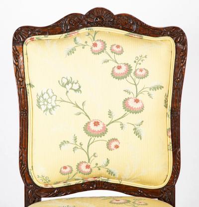 Set of 10 Louis XV Style Carved Dining Chairs