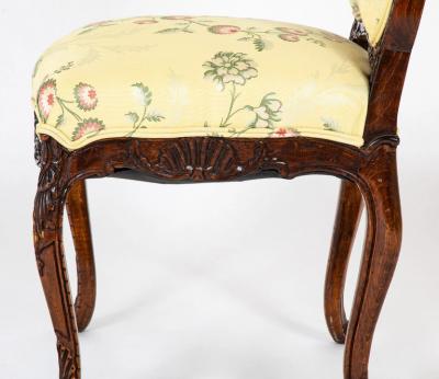 Set of 10 Louis XV Style Carved Dining Chairs