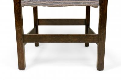 Set of 12 American Mission Oak Dining Arm Chairs