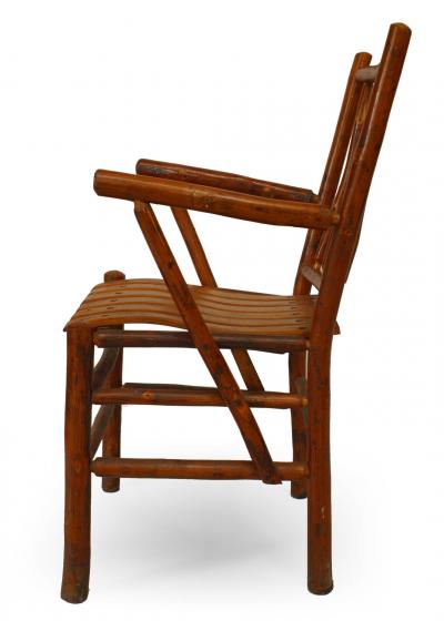 Set of 12 American Rustic Old Hickory Chairs