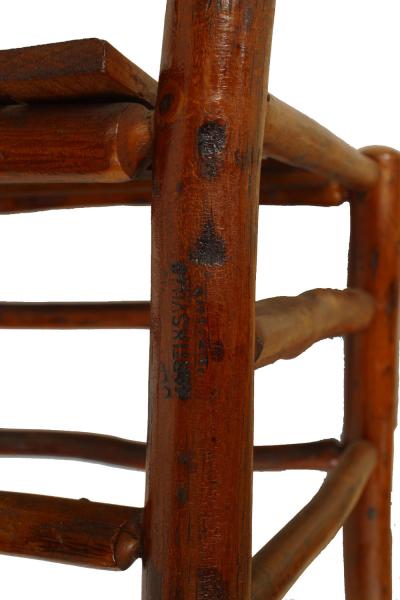 Set of 12 American Rustic Old Hickory Chairs