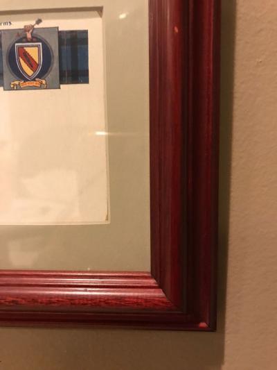 Set of 12 Custom Finely Framed Scottish Postcards Vintage Catherine Reiss Inc