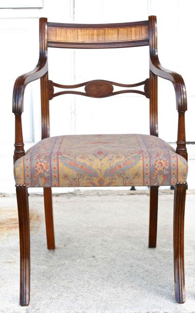 Set of 12 English Regency Dining Chairs