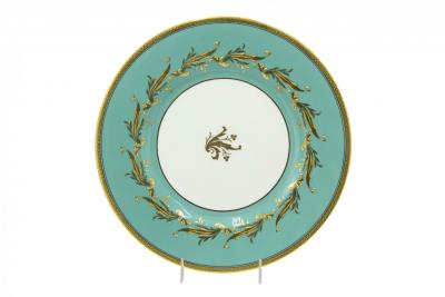 Set of 12 English Victorian Minton Porcelain Dinner Plates