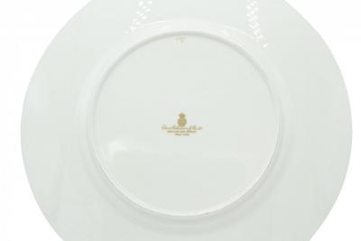 Set of 12 English Victorian Minton Porcelain Dinner Plates